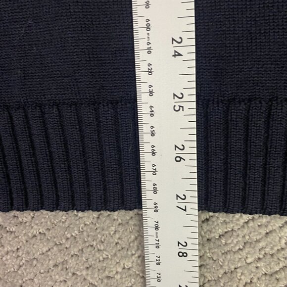 Paul & Shark Yachting Sweater Men's XL Blue Wool Collared 1/2 Button Collar - Picture 10 of 10